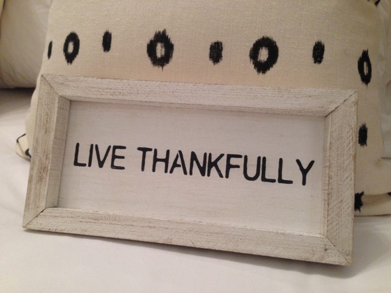 Gratititude + Giving = Grace